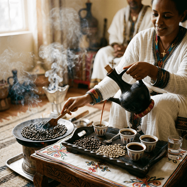 The Ethiopian Coffee Ceremony