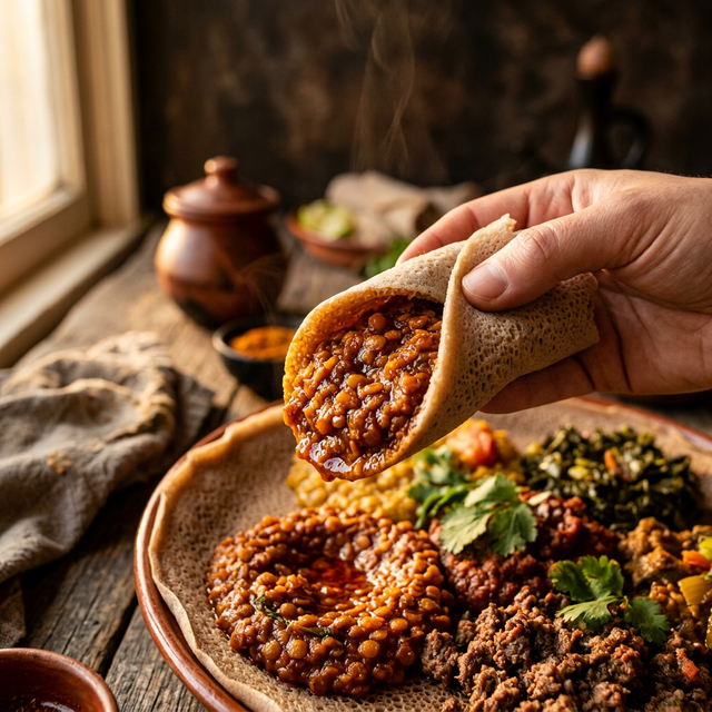 Misir Wot: Spicy Red Lentil Stew